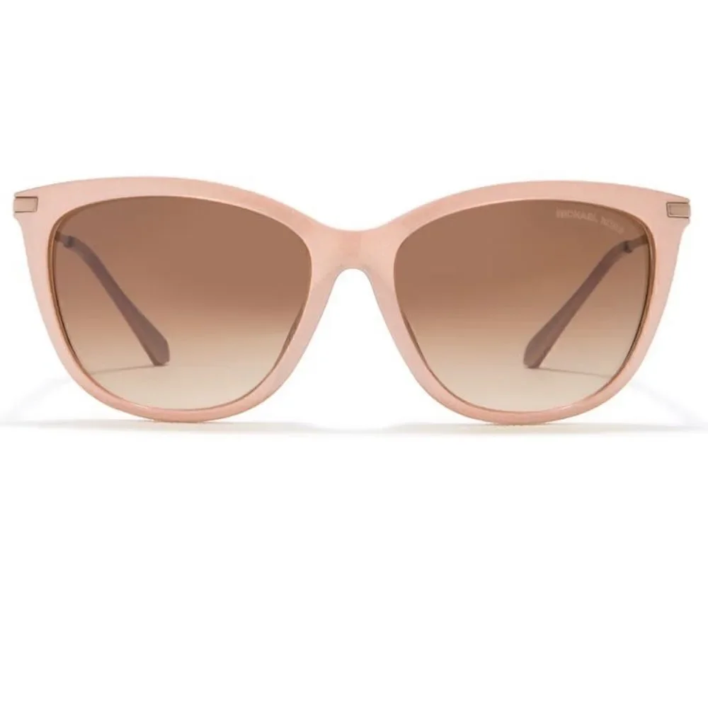 NWT Michael Kors 56mm cat eye sunglasses blush/camel